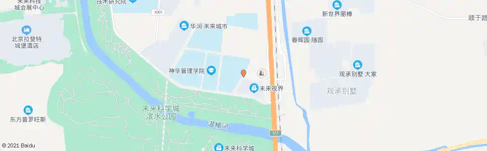 北京未来科技城东路桥北_公交站地图_北京公交_妙搜公交查询2024