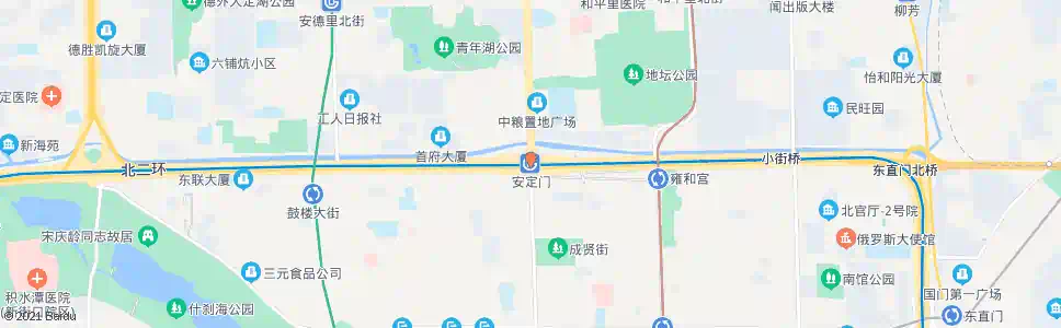 北京安定门站_公交站地图_北京公交_妙搜公交查询2024