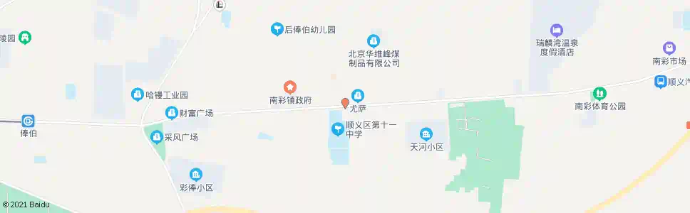 北京俸伯小学_公交站地图_北京公交_妙搜公交查询2024