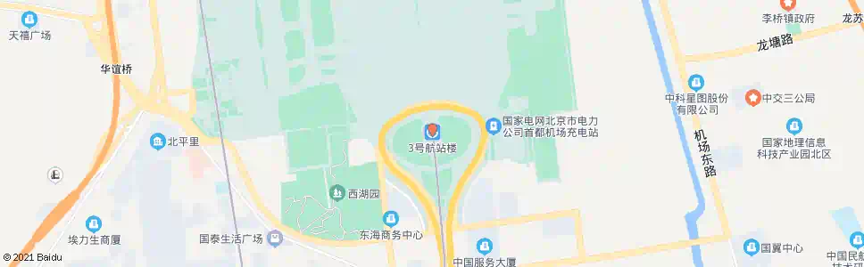 北京3号航站楼_公交站地图_北京公交_妙搜公交查询2024