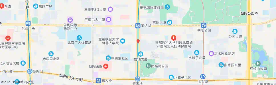 北京长虹桥_公交站地图_北京公交_妙搜公交查询2024