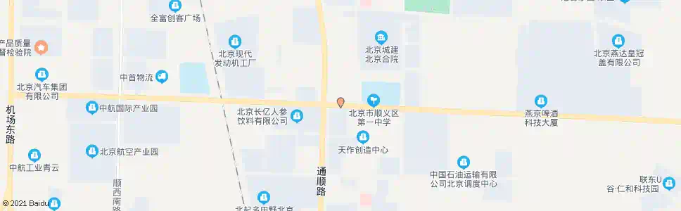 北京顺义一中_公交站地图_北京公交_妙搜公交查询2024