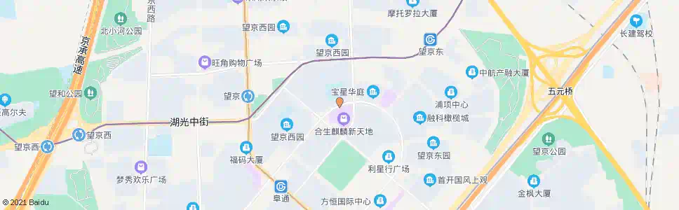 北京望京西园三区南_公交站地图_北京公交_妙搜公交查询2024