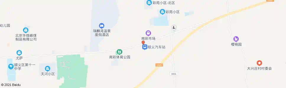 北京南彩汽车站_公交站地图_北京公交_妙搜公交查询2024