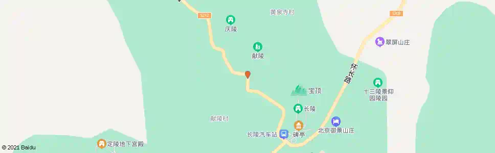 北京献陵村_公交站地图_北京公交_妙搜公交查询2024