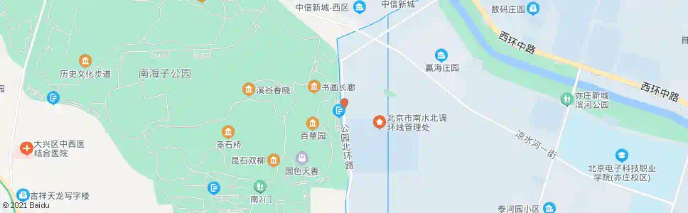 北京三海子东路_公交站地图_北京公交_妙搜公交查询2024