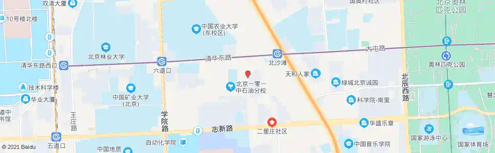 北京十六街_公交站地图_北京公交_妙搜公交查询2024