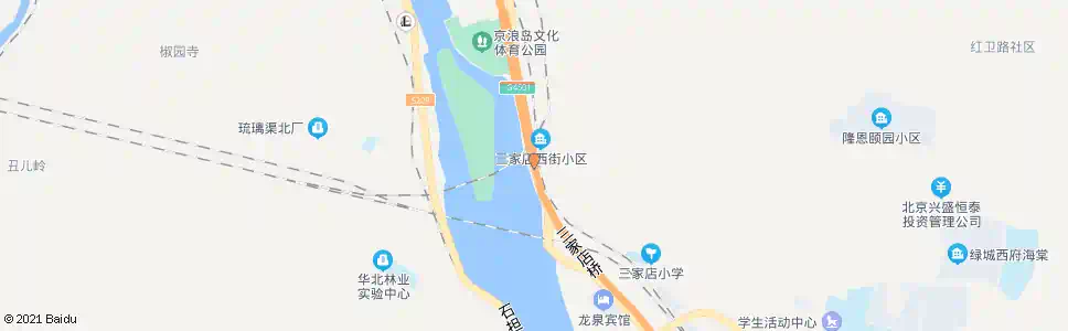 北京三家店后街_公交站地图_北京公交_妙搜公交查询2024