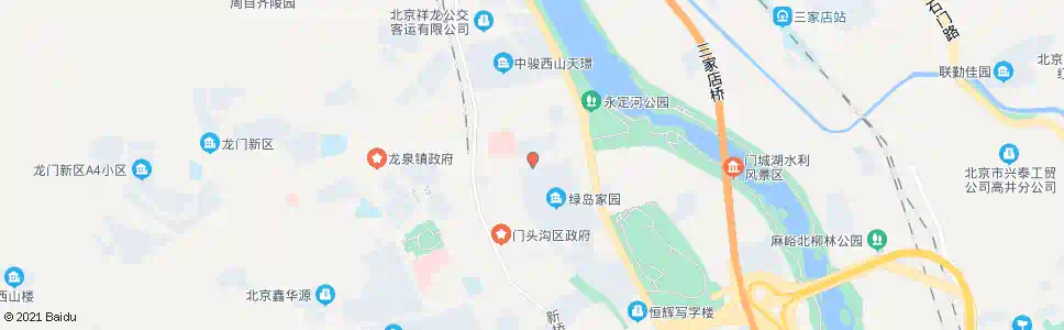 北京绿岛家园_公交站地图_北京公交_妙搜公交查询2024