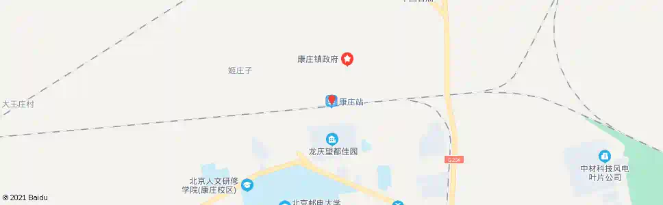 北京康庄_公交站地图_北京公交_妙搜公交查询2024