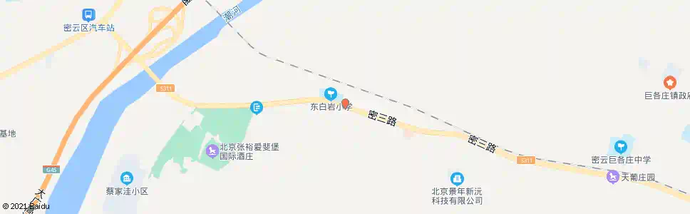 北京东白岩小桥_公交站地图_北京公交_妙搜公交查询2024