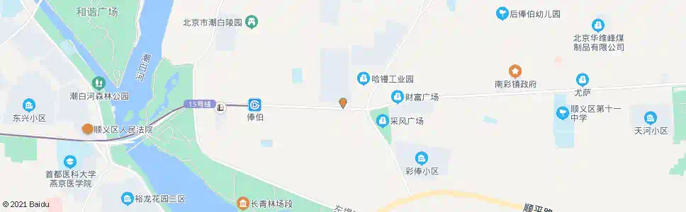 北京南彩工业园_公交站地图_北京公交_妙搜公交查询2024