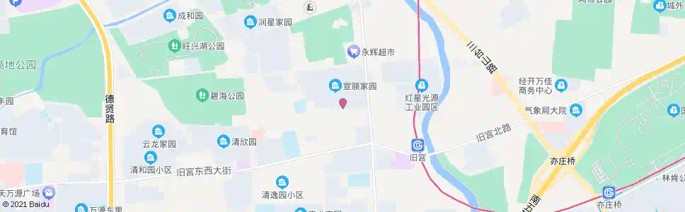 北京宣颐家园南门_公交站地图_北京公交_妙搜公交查询2024