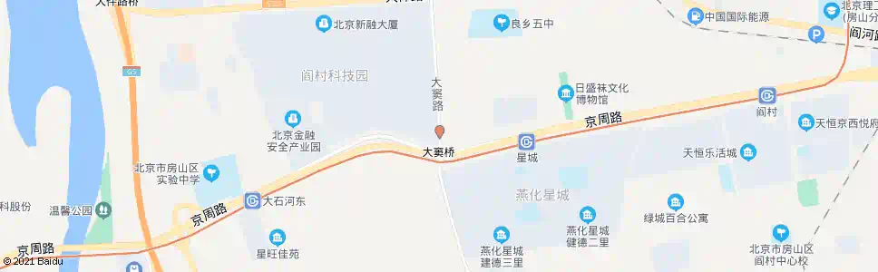 北京大窦桥北_公交站地图_北京公交_妙搜公交查询2024