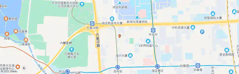 北京海淀大街西口_公交站地图_北京公交_妙搜公交查询2024