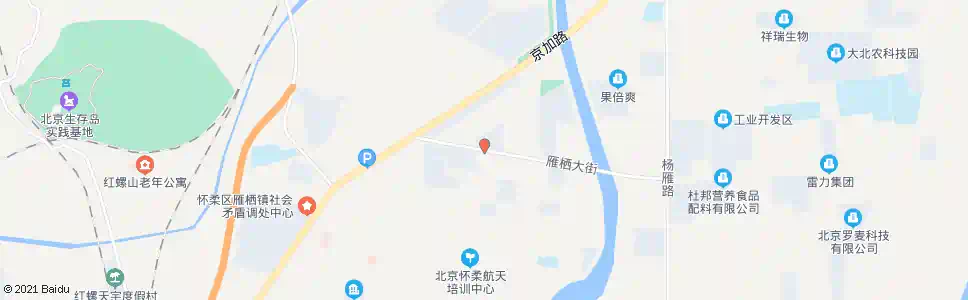 北京雁栖大街西口_公交站地图_北京公交_妙搜公交查询2024