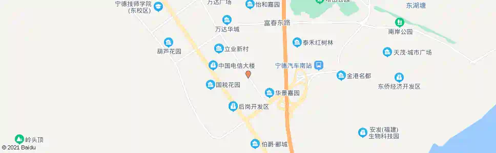 宁德蕉城中学_公交站地图_宁德公交_妙搜公交查询2024