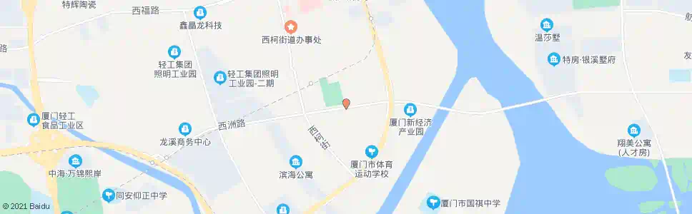 厦门西洲路_公交站地图_厦门公交_妙搜公交查询2024