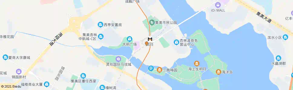 厦门集美市民广场_公交站地图_厦门公交_妙搜公交查询2024