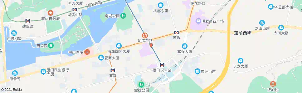 厦门湖井东_公交站地图_厦门公交_妙搜公交查询2024