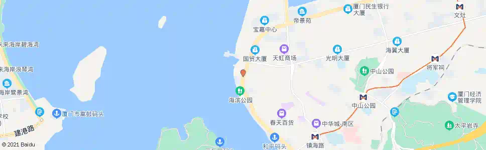 厦门鹭江道_公交站地图_厦门公交_妙搜公交查询2024