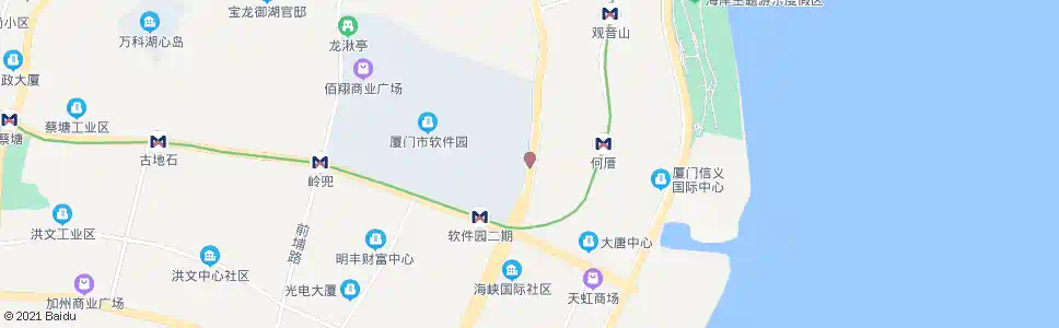 厦门观日路口_公交站地图_厦门公交_妙搜公交查询2024