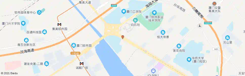 厦门BRT中科院_公交站地图_厦门公交_妙搜公交查询2024