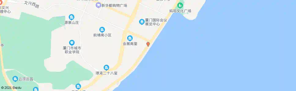 厦门会展南路口_公交站地图_厦门公交_妙搜公交查询2024