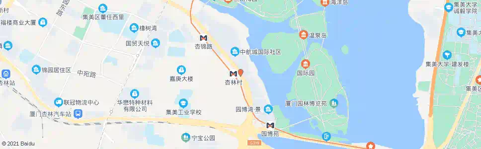 厦门园博一里_公交站地图_厦门公交_妙搜公交查询2024