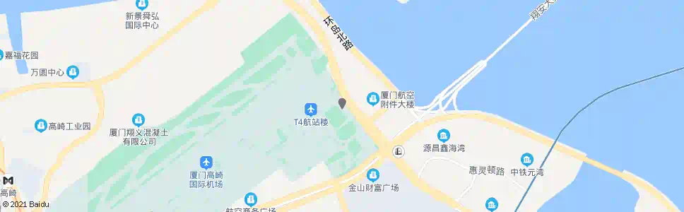 厦门高崎T4候机楼_公交站地图_厦门公交_妙搜公交查询2024