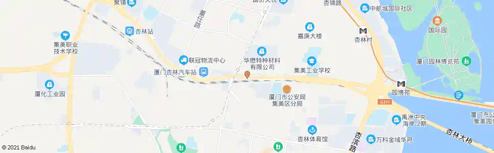 厦门杏北内茂_公交站地图_厦门公交_妙搜公交查询2024