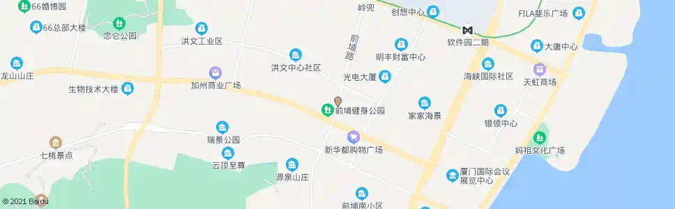 厦门前埔北区_公交站地图_厦门公交_妙搜公交查询2024