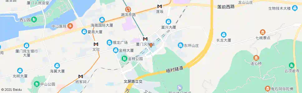 厦门内园_公交站地图_厦门公交_妙搜公交查询2024