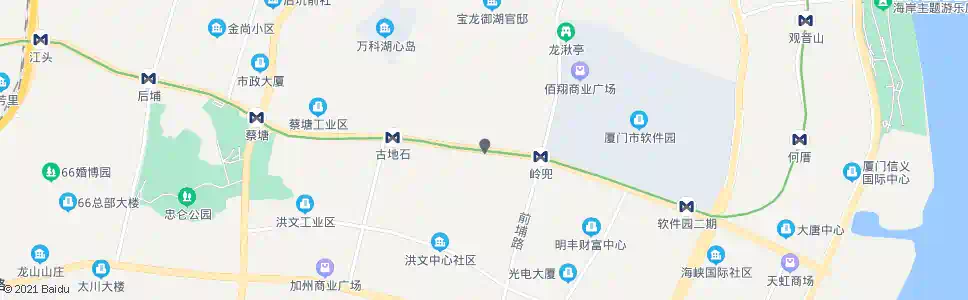 厦门赤坡山_公交站地图_厦门公交_妙搜公交查询2024