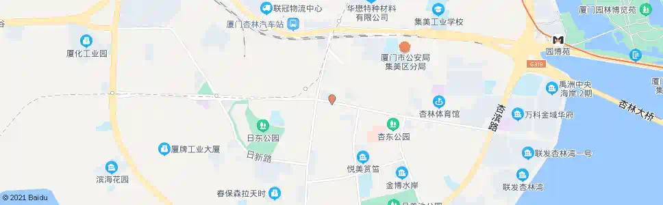 厦门白泉市场_公交站地图_厦门公交_妙搜公交查询2024