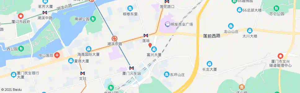 厦门思明园商业中心_公交站地图_厦门公交_妙搜公交查询2024