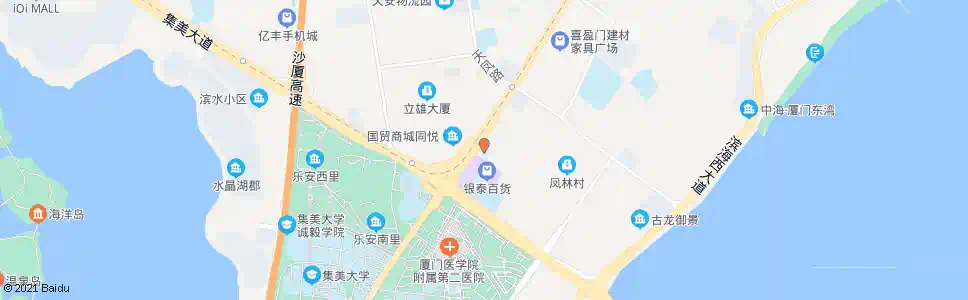 厦门集美法院_公交站地图_厦门公交_妙搜公交查询2024