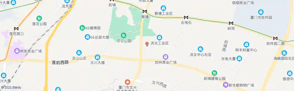 厦门洪山柄北区_公交站地图_厦门公交_妙搜公交查询2024