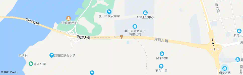 厦门城场_公交站地图_厦门公交_妙搜公交查询2024