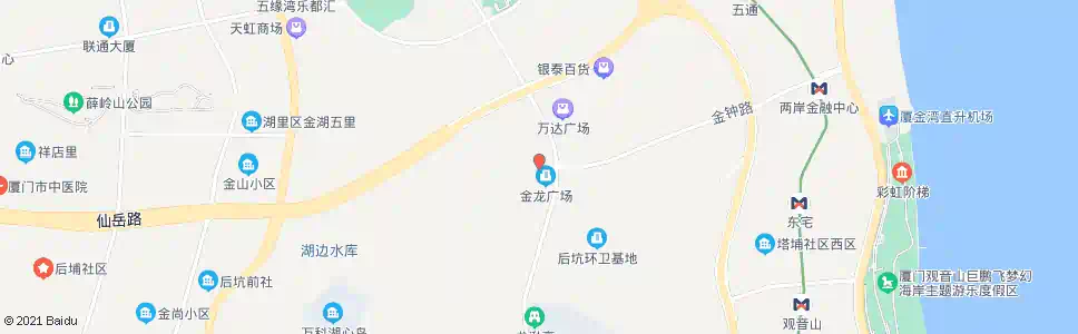 厦门湖边花园A区_公交站地图_厦门公交_妙搜公交查询2024