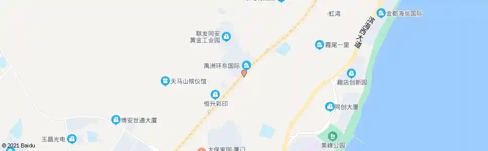 厦门禹洲大学城_公交站地图_厦门公交_妙搜公交查询2024