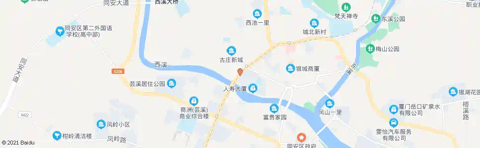 厦门新西桥_公交站地图_厦门公交_妙搜公交查询2024