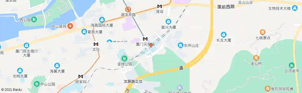 厦门海六路_公交站地图_厦门公交_妙搜公交查询2024