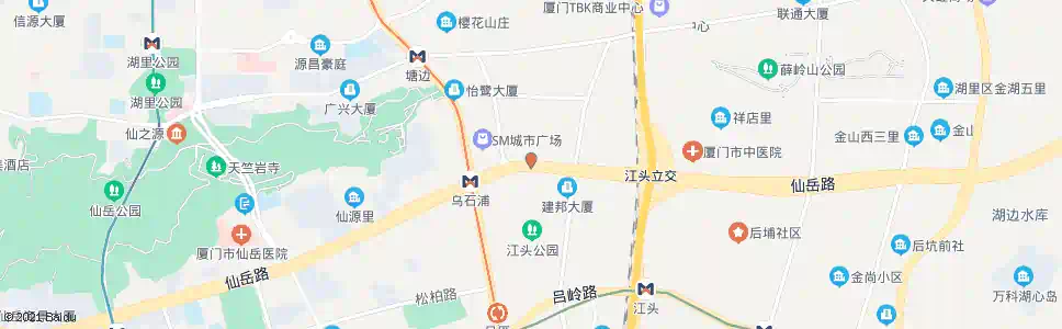 厦门白果山_公交站地图_厦门公交_妙搜公交查询2024