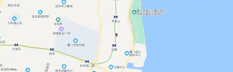 厦门何厝边防派出所_公交站地图_厦门公交_妙搜公交查询2024