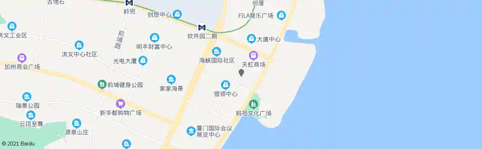 厦门市金融中心_公交站地图_厦门公交_妙搜公交查询2024