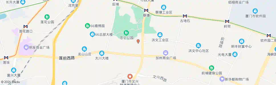 厦门洪文加州建材_公交站地图_厦门公交_妙搜公交查询2024