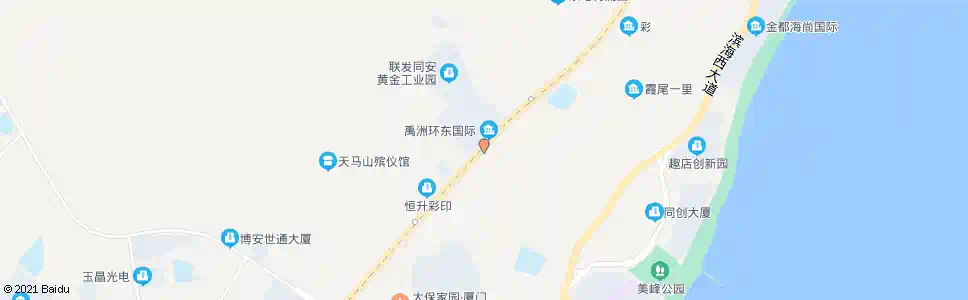 厦门禹州大学城_公交站地图_厦门公交_妙搜公交查询2024