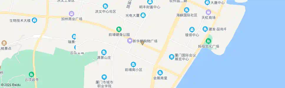 厦门前埔公交场站_公交站地图_厦门公交_妙搜公交查询2024