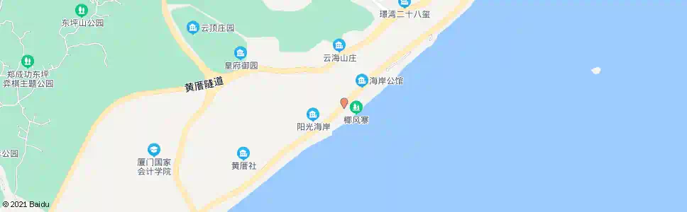 厦门椰风寨_公交站地图_厦门公交_妙搜公交查询2024